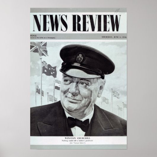 Winston Churchill Poster (Vorne)