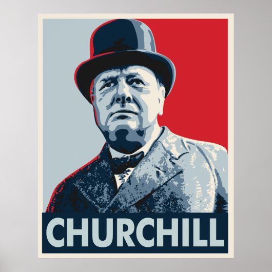 Winston Churchill Poster (Vorne)