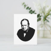 Winston Churchill Postkarte (Stehend Vorderseite)