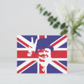 Winston Churchill Postkarte (Stehend Vorderseite)
