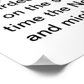 Winston Churchill Quote Poster (Ecke)