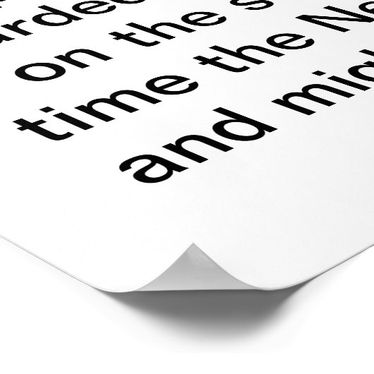 Winston Churchill Quote Poster (Ecke)