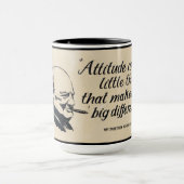 Winston Churchill-Quote Tasse (Zentrum)