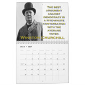 Winston Churchill Quotes Kalender (Mär 2027)