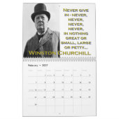 Winston Churchill Quotes Kalender (Feb 2027)