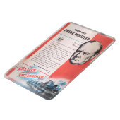 Winston Churchill, Reprint des britischen Posters  Magnet (Linke Seite)
