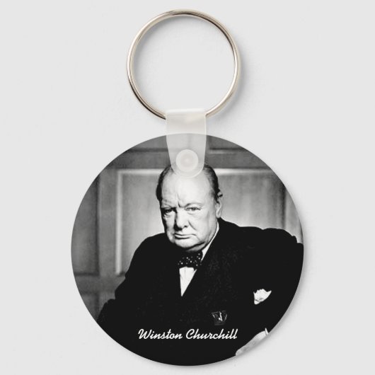 Winston Churchill Schlüsselanhänger (Vorderseite)