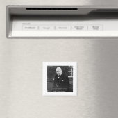 Winston Churchill "Success Never Final" Geschenke Magnet (In Situ (Geschirrspüler))