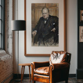 Winston Churchill - The Resolute Statesman Poster