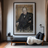Winston Churchill - The Resolute Statesman Poster