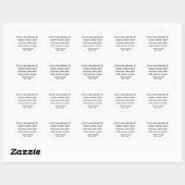 Winston Churchill Zitat 15a Runder Aufkleber (Blatt)