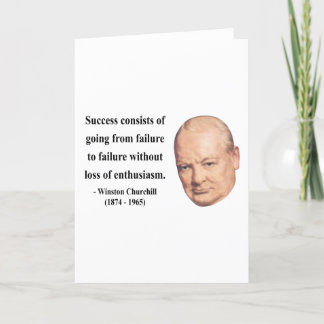 Winston Churchill Zitat 5b Karte