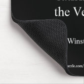 Winston Churchill Zitat: Das Beste Mousepad (Ecke)