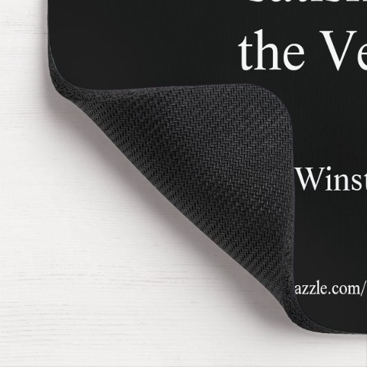 Winston Churchill Zitat: Das Beste Mousepad (Ecke)