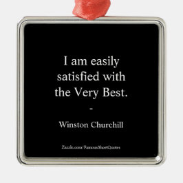 Winston Churchill Zitat: Das Beste Ornament Aus Metall