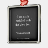 Winston Churchill Zitat: Das Beste Ornament Aus Metall (Links)