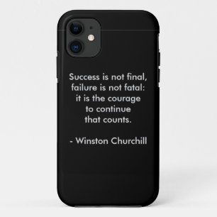 Winston Churchill Zitat; Erfolg Case-Mate iPhone Hülle
