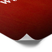 Winston Churchill Zitat; Erfolg Poster (Ecke)