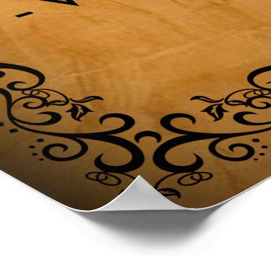 Winston Churchill Zitat; Erfolgscroll & Stucco Poster (Ecke)