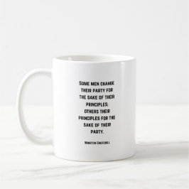 Winston Churchill Zitat Kaffeetasse