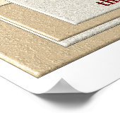 Winston Churchill - Zitat-Poster Poster (Ecke)