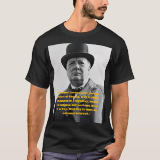 Winston Churchill Zitat  T-Shirt