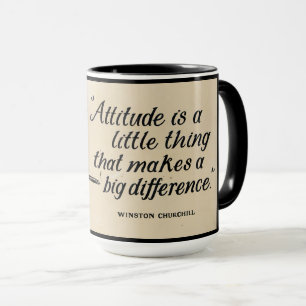 Winston Churchill Zitat Tasse