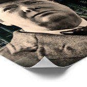 Winston Churchill zitiert zum Sozialismus Poster (Ecke)