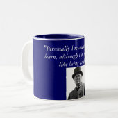 Winston Churchill Zweifarbige Tasse (Vorderseite Links)