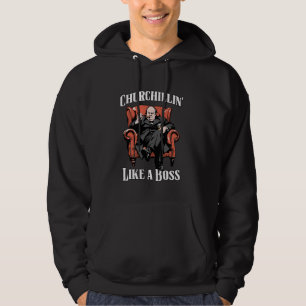 Winston Churchill Zweite Schlacht von Großbritanni Hoodie