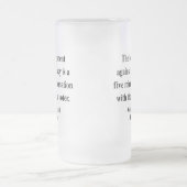 Winston- Churchillzitat 10a Mattglas Bierglas (Mittel)