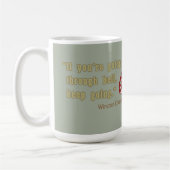 Winston- Churchillzitat Kaffeetasse (Links)