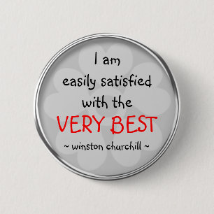 Winston- Churchillzitat-Knopf Button