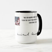 WINSTON- CHURCHILLzitat Tasse (VorderseiteRechts)