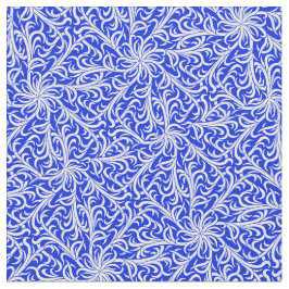 Winston Delft Blau und Weiß Stoff