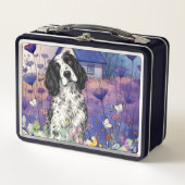 WINSTON der English Setter Metall Brotdose (Vorderseite)