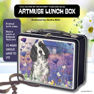 WINSTON der English Setter Metall Brotdose
