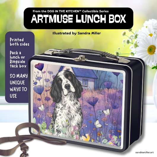WINSTON der English Setter Metall Brotdose