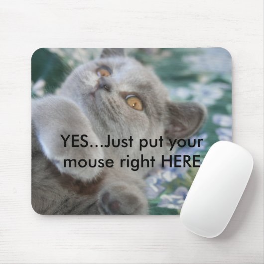 Winston die Katze Mousepad (Mit Mouse)