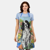 WINSTON English Setter All-Over Print Schürze (Getragen)
