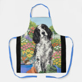 WINSTON English Setter All-Over Print Schürze (Vorderseite)
