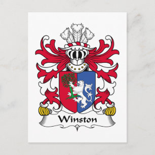 Winston Familienwappen Postkarte