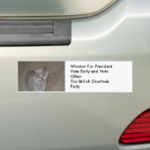 Winston für Präsidenten Autoaufkleber (Auf Auto)