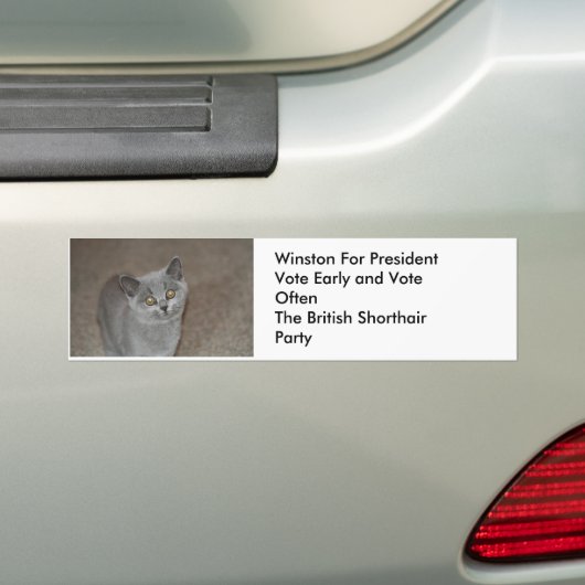 Winston für Präsidenten Autoaufkleber (Auf Auto)