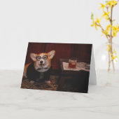 Winston Furchill  birthday card Karte (Gelbe Blume)