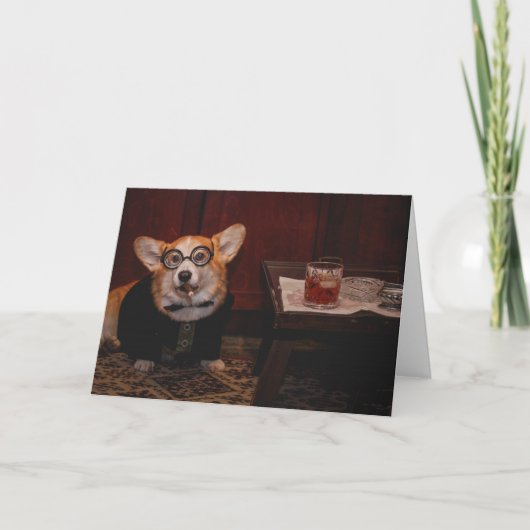 Winston Furchill  birthday card Karte (Vorderseite)