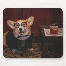 Winston Furchill Corgi Mausklick