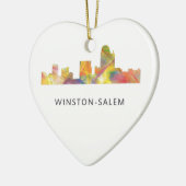 WINSTON - NTH CAROLINA SKYLINE SALEMS, - KERAMIK ORNAMENT (Links)