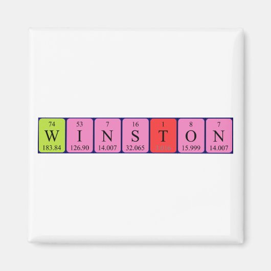 Winston Periodenmagnet Magnet (Vorne)