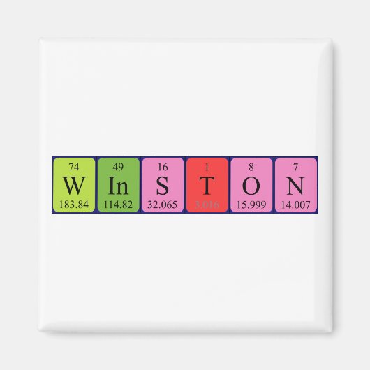 Winston Periodenmagnet Magnet (Vorne)